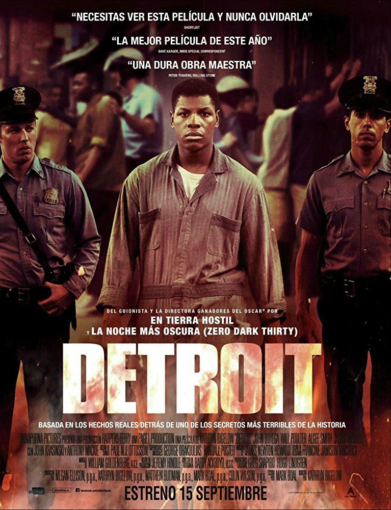 نمایی از پوستر فیلم «دیترویت»(ِDetroit)